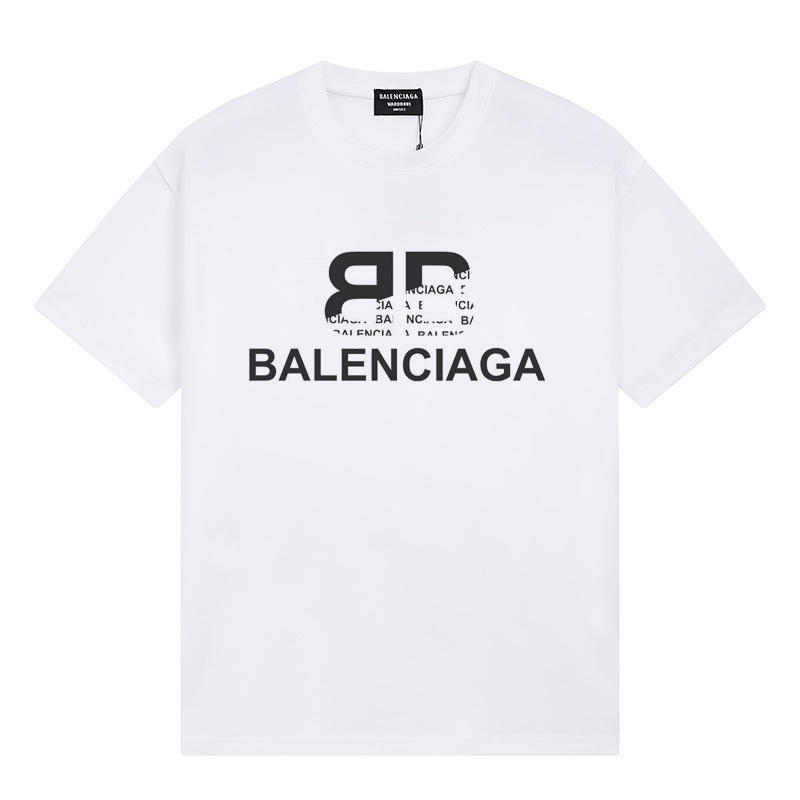 Wholesale High-quality Brands Casual T shirts B.alenciaga Short Sleeve Crew Neck Designer T-Shirts for sale