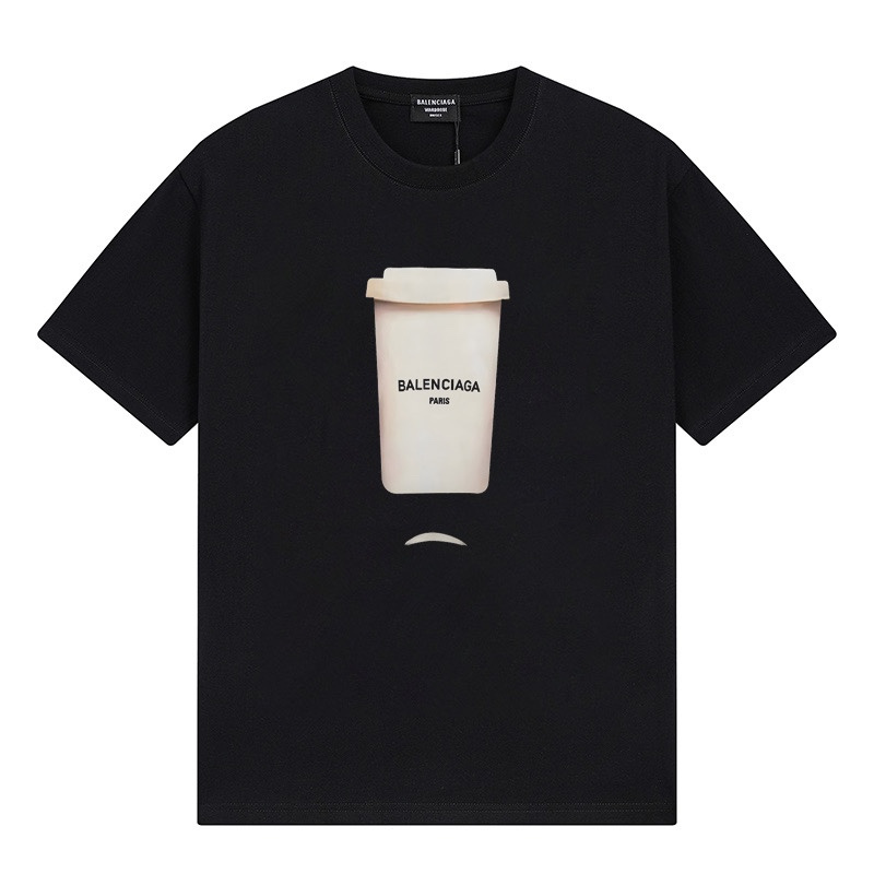 Wholesale High-quality Brands Casual T shirts B.alenciaga Short Sleeve Crew Neck Designer T-Shirts for sale