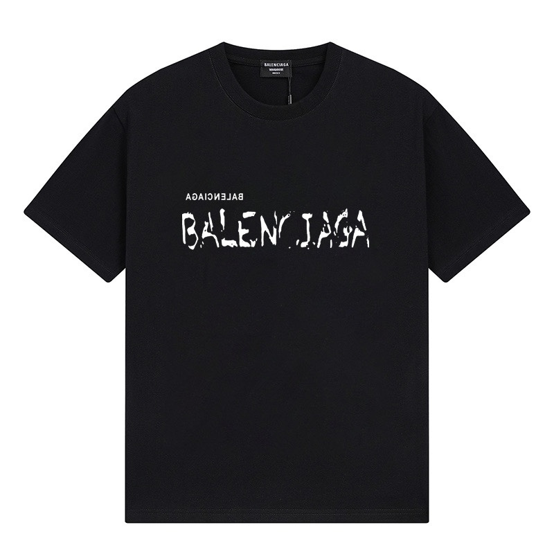 Wholesale High-quality Brands Casual T shirts B.alenciaga Short Sleeve Crew Neck Designer T-Shirts for sale