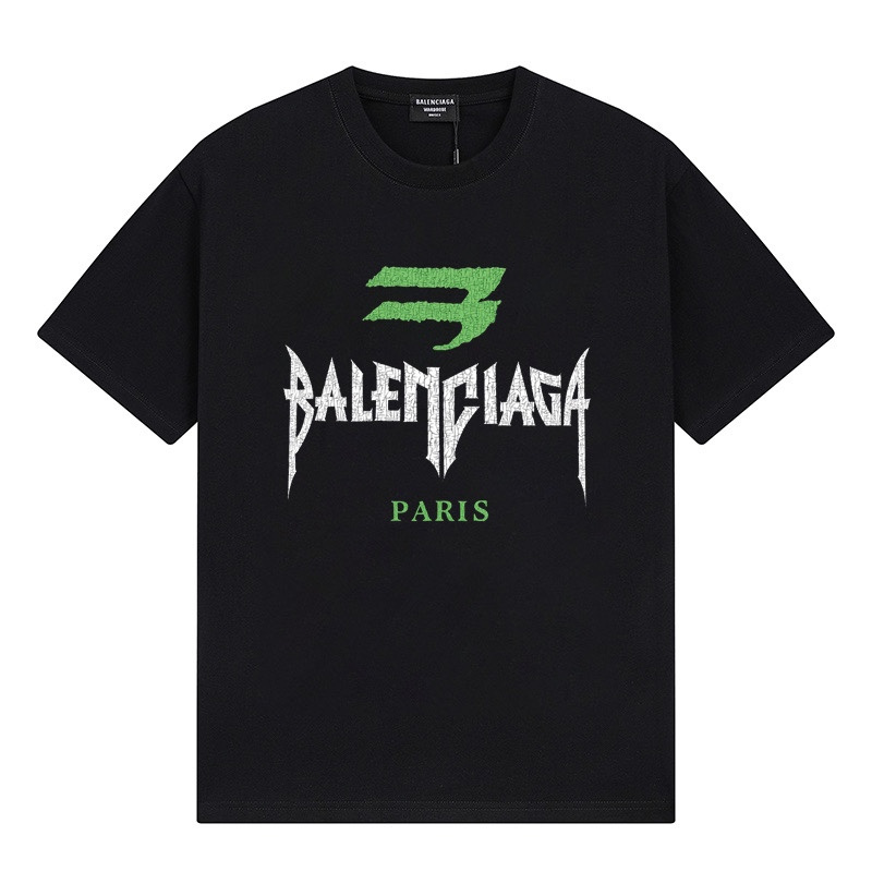 Wholesale High-quality Brands Casual T shirts B.alenciaga Short Sleeve Crew Neck Designer T-Shirts for sale