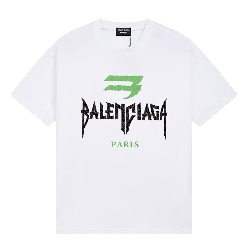 Wholesale High-quality Brands Casual T shirts B.alenciaga Short Sleeve Crew Neck Designer T-Shirts for sale