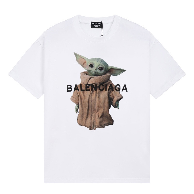 Wholesale High-quality Brands Casual T shirts B.alenciaga Short Sleeve Crew Neck Designer T-Shirts for sale