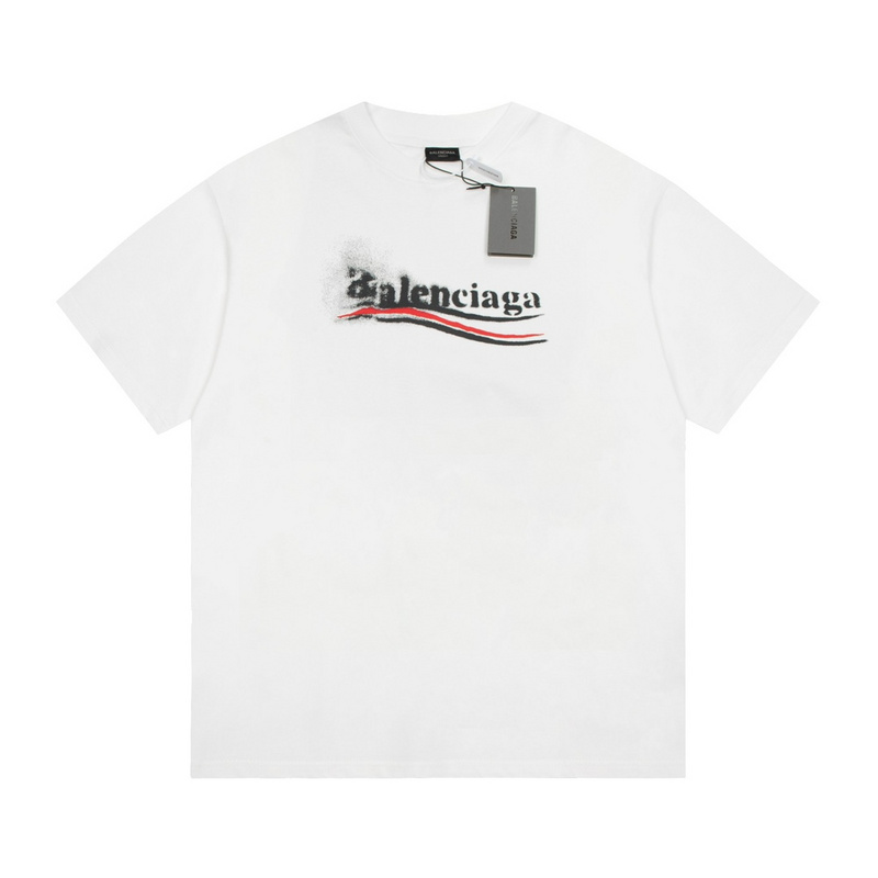 Wholesale High-quality Brands Casual T shirts B.alenciaga Short Sleeve Crew Neck Designer T-Shirts for sale