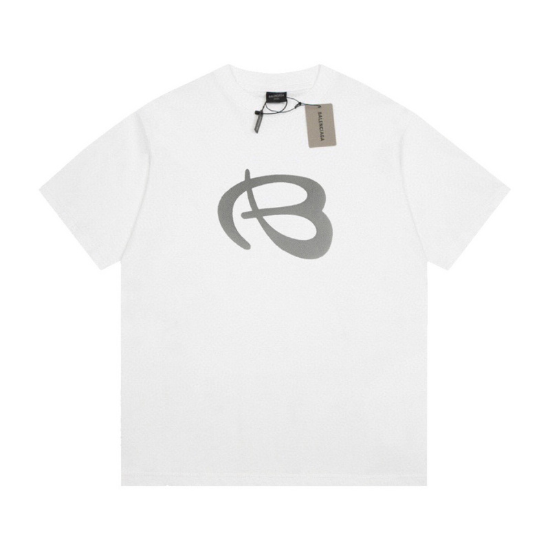Wholesale High-quality Brands Casual T shirts B.alenciaga Short Sleeve Crew Neck Designer T-Shirts for sale