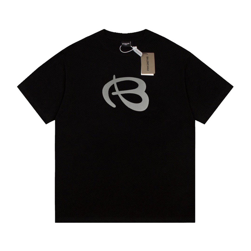 Wholesale High-quality Brands Casual T shirts B.alenciaga Short Sleeve Crew Neck Designer T-Shirts for sale