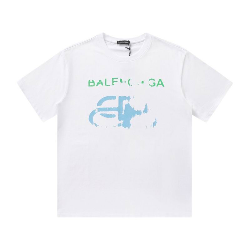 Wholesale High-quality Cheap B.alenciaga Short Sleeve Crew Neck T-Shirts for sale