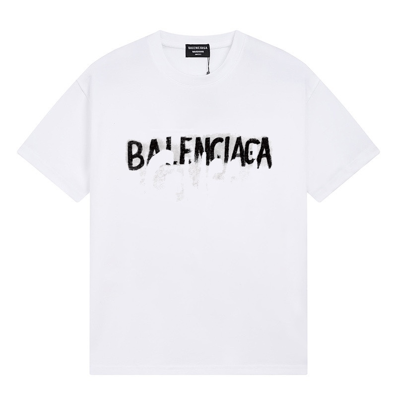 Wholesale High-quality Brands Casual T shirts B.alenciaga Short Sleeve Crew Neck Designer T-Shirts for sale
