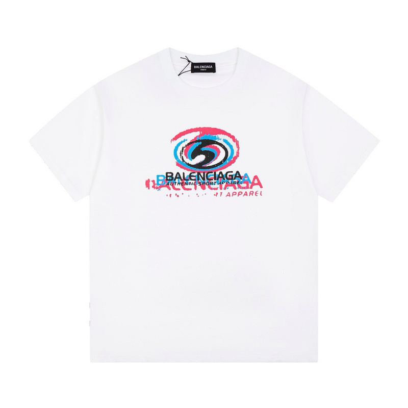Wholesale High-quality Brands Casual T shirts B.alenciaga Short Sleeve Crew Neck Designer T-Shirts for sale