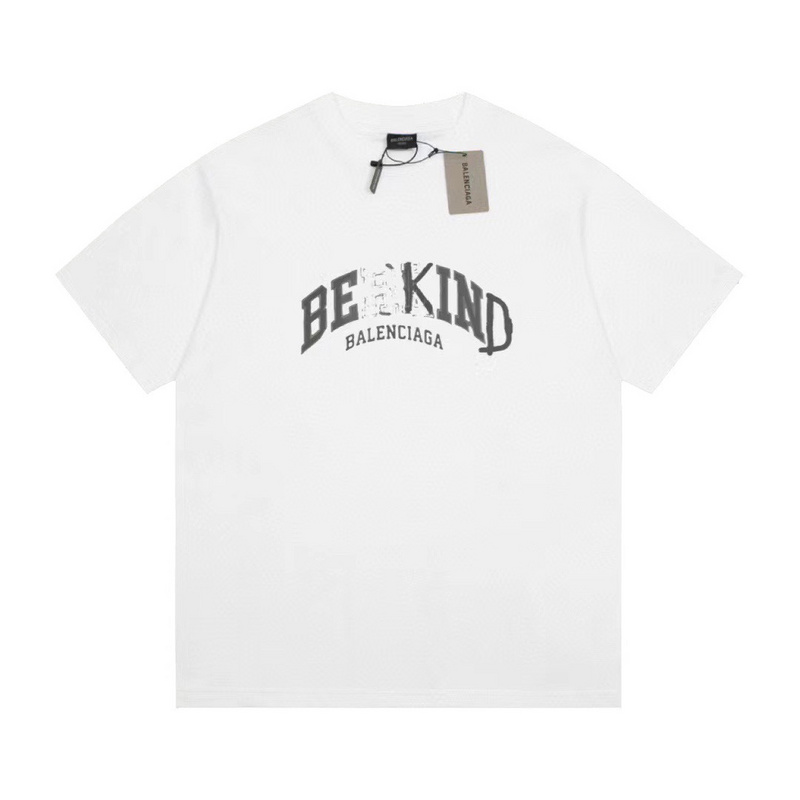 Wholesale High-quality Brands Casual T shirts B.alenciaga Short Sleeve Crew Neck Designer T-Shirts for sale