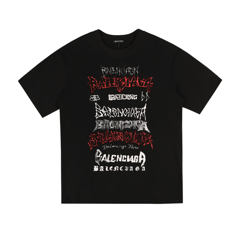 Wholesale High-quality Brands Casual T shirts B.alenciaga Short Sleeve Crew Neck Designer T-Shirts for sale