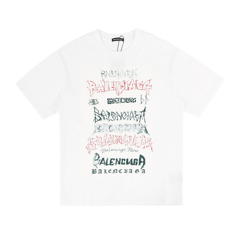 Wholesale High-quality Brands Casual T shirts B.alenciaga Short Sleeve Crew Neck Designer T-Shirts for sale