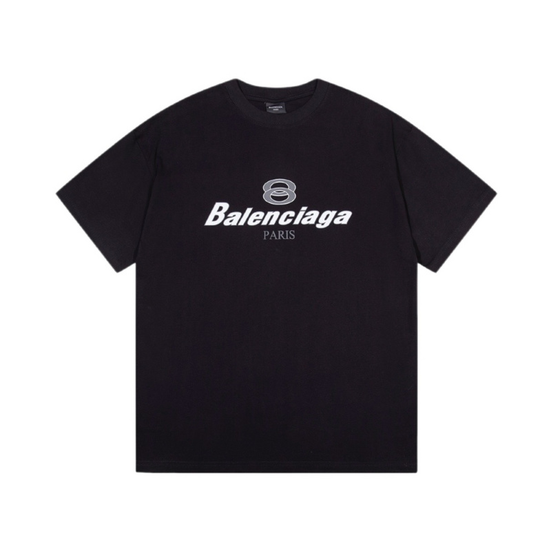 Wholesale High-quality Brands Casual T shirts B.alenciaga Short Sleeve Crew Neck Designer T-Shirts for sale