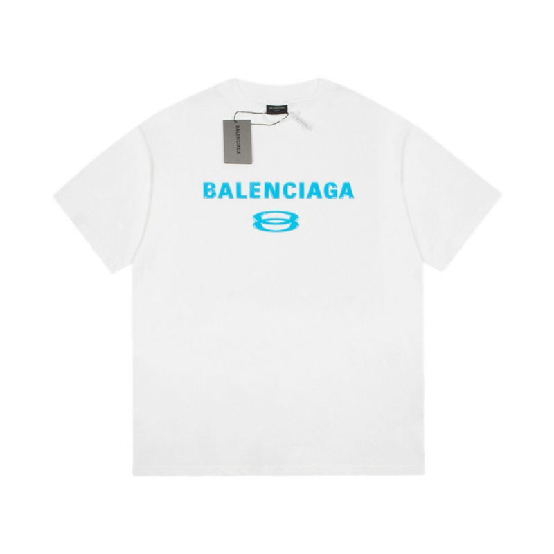 Wholesale High-quality Brands Casual T shirts B.alenciaga Short Sleeve Crew Neck Designer T-Shirts for sale