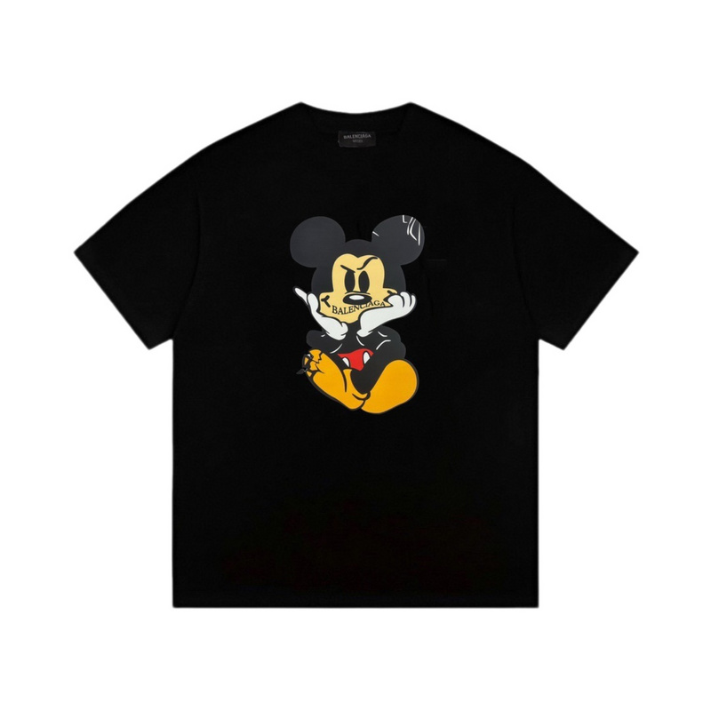 Wholesale High-quality Cheap B.alenciaga Short Sleeve Crew Neck T-Shirts for sale