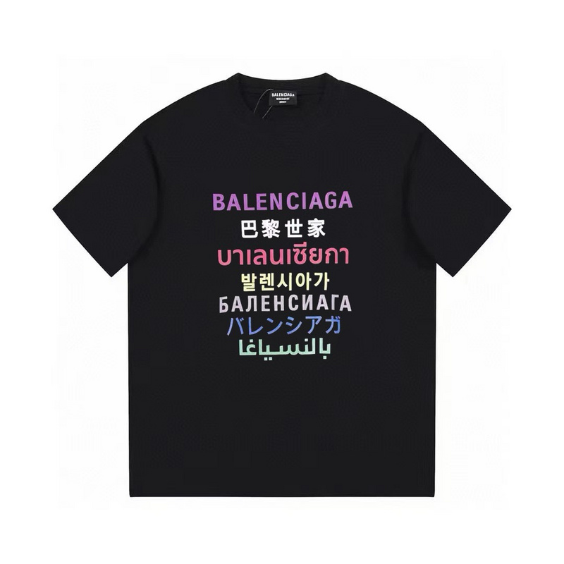 Wholesale High-quality Brands Casual T shirts B.alenciaga Short Sleeve Crew Neck Designer T-Shirts for sale