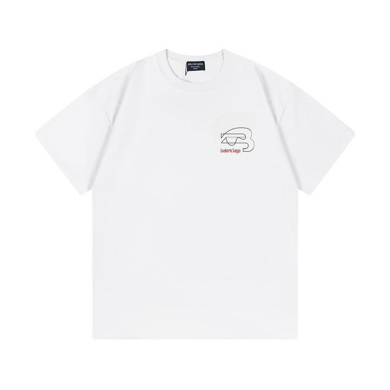 Wholesale High-quality Cheap B.alenciaga Short Sleeve Crew Neck T-Shirts for sale