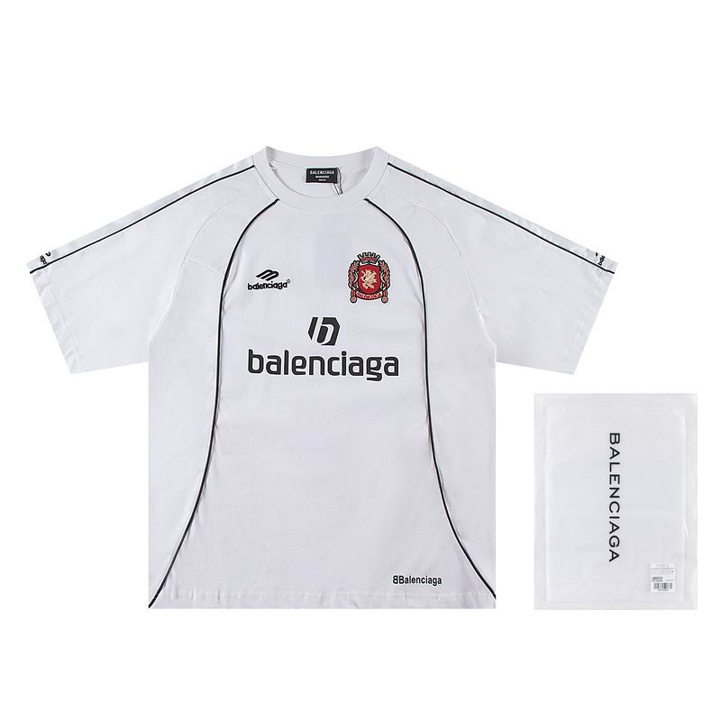 Wholesale High-quality B.alenciaga Short Sleeve Crew Neck Replica Designer T-Shirts for sale