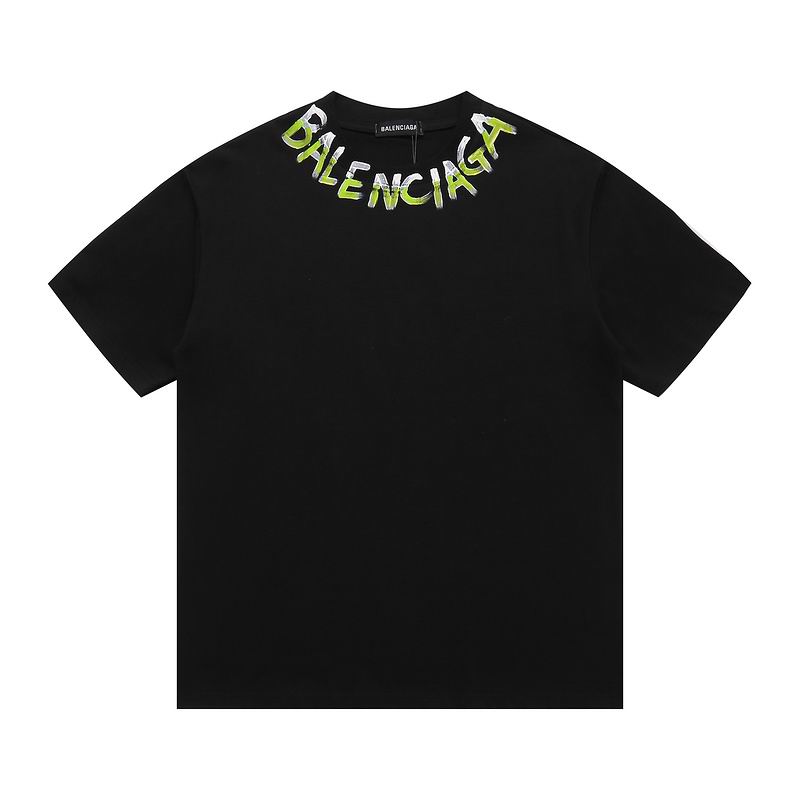 Wholesale High-quality Cheap B.alenciaga Short Sleeve Crew Neck T-Shirts for sale