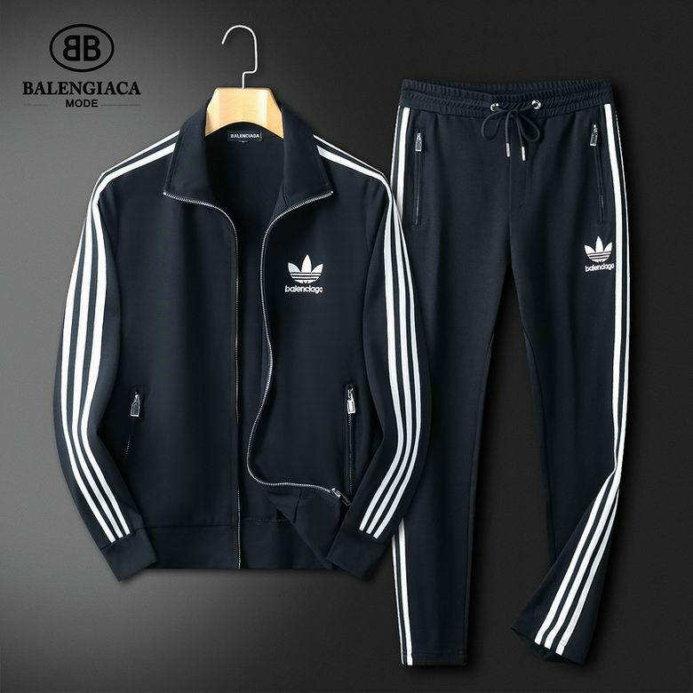 Wholesale Cheap B alenciaga Long Sleeve replica Tracksuits for Sale