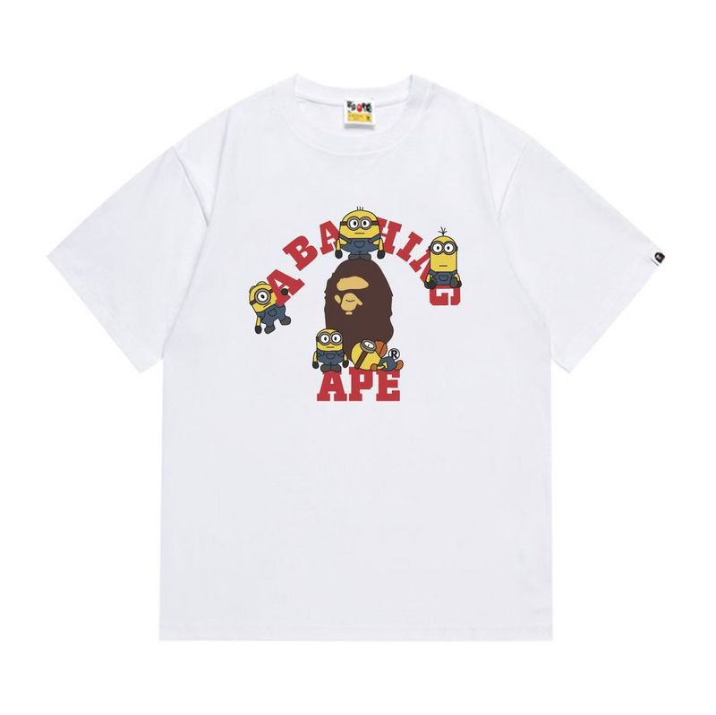 Wholesale High-quality Brands Bape Short Sleeve Crew Neck Replica Designer T-Shirts for sale