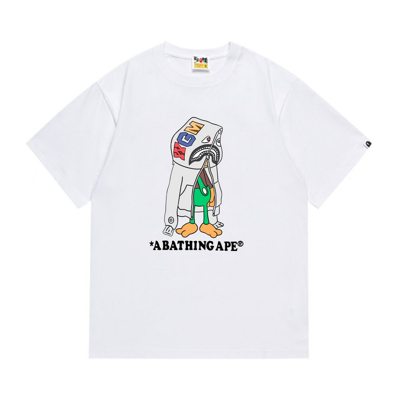 Wholesale High-quality Brands Bape Short Sleeve Crew Neck Replica Designer T-Shirts for sale