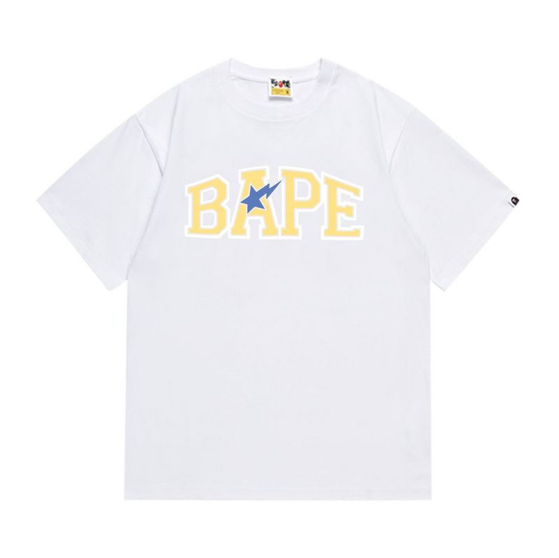 Wholesale High-quality Brands Bape Short Sleeve Crew Neck Replica Designer T-Shirts for sale
