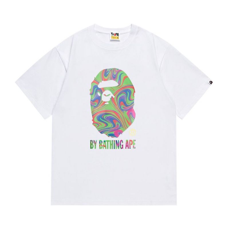 Wholesale High-quality Brands Bape Short Sleeve Crew Neck Replica Designer T-Shirts for sale