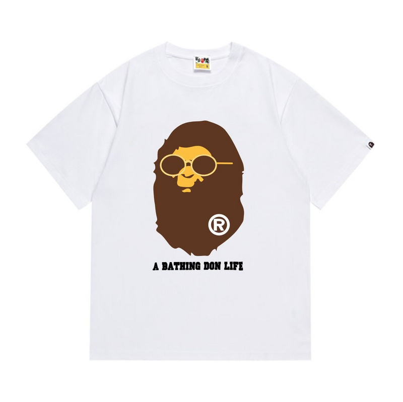 Wholesale High-quality Brands Bape Short Sleeve Crew Neck Replica Designer T-Shirts for sale