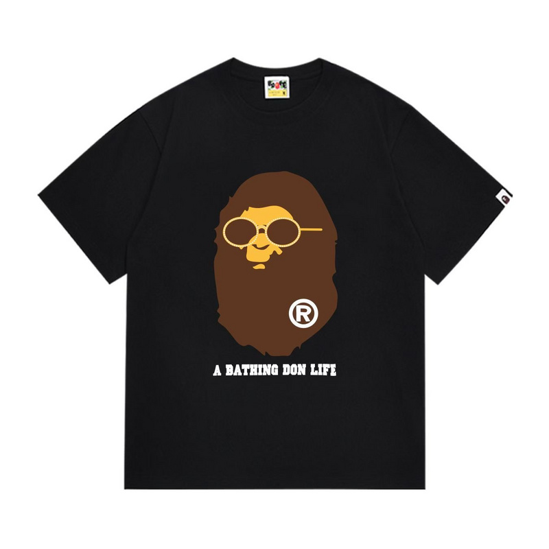 Wholesale High-quality Brands Bape Short Sleeve Crew Neck Replica Designer T-Shirts for sale