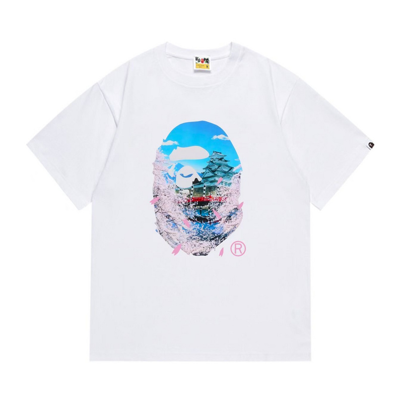 Wholesale High-quality Brands Bape Short Sleeve Crew Neck Replica Designer T-Shirts for sale