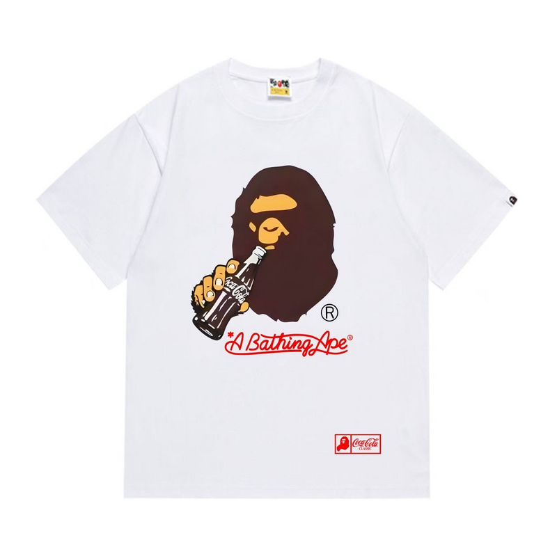 Wholesale High-quality Brands Bape Short Sleeve Crew Neck Replica Designer T-Shirts for sale