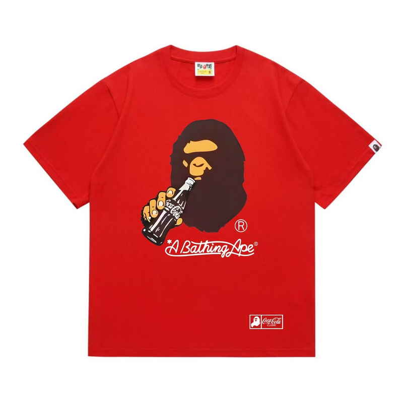 Wholesale High-quality Brands Bape Short Sleeve Crew Neck Replica Designer T-Shirts for sale