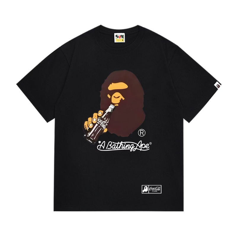 Wholesale High-quality Brands Bape Short Sleeve Crew Neck Replica Designer T-Shirts for sale
