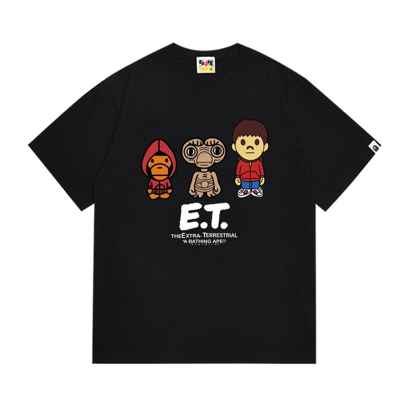 Wholesale High-quality Brands Bape Short Sleeve Crew Neck Replica Designer T-Shirts for sale