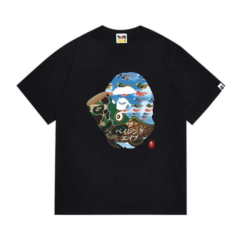 Wholesale High-quality Brands Bape Short Sleeve Crew Neck Replica Designer T-Shirts for sale