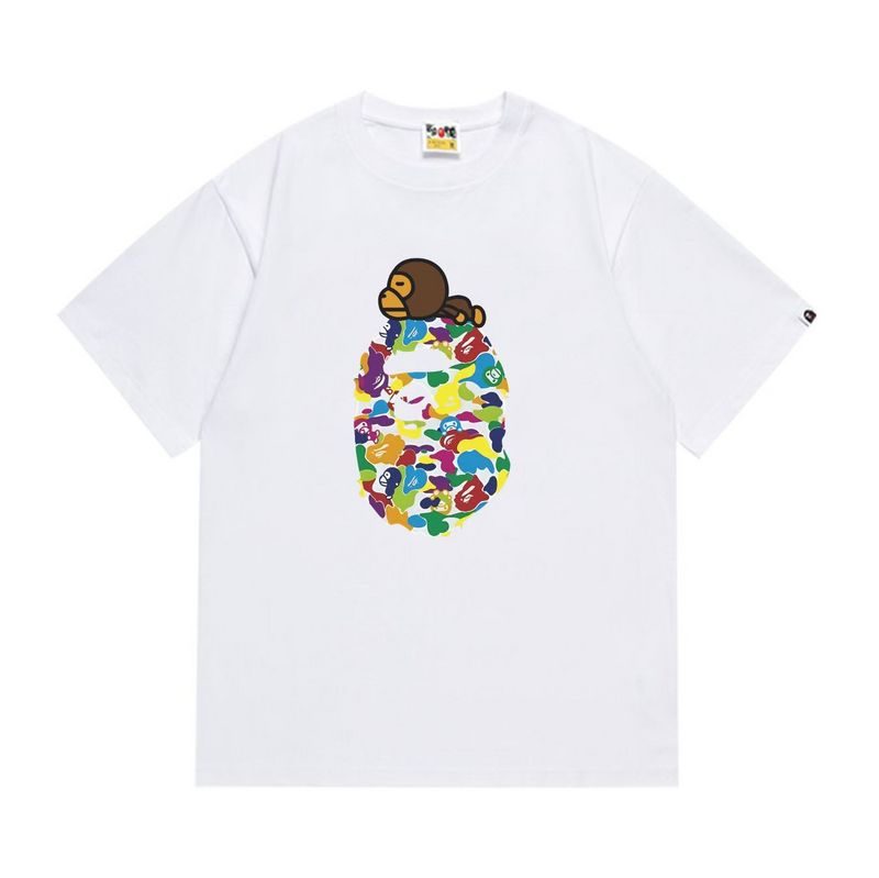 Wholesale High-quality Brands Bape Short Sleeve Crew Neck Replica Designer T-Shirts for sale