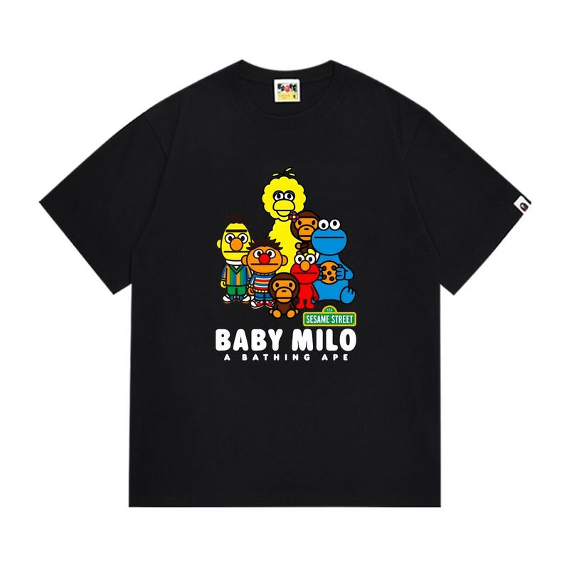 Wholesale High-quality Brands Bape Short Sleeve Crew Neck Replica Designer T-Shirts for sale