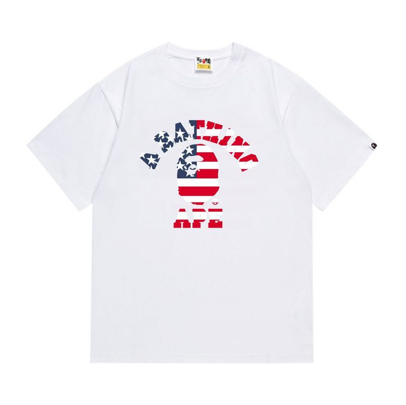 Wholesale High-quality Brands Bape Short Sleeve Crew Neck Replica Designer T-Shirts for sale