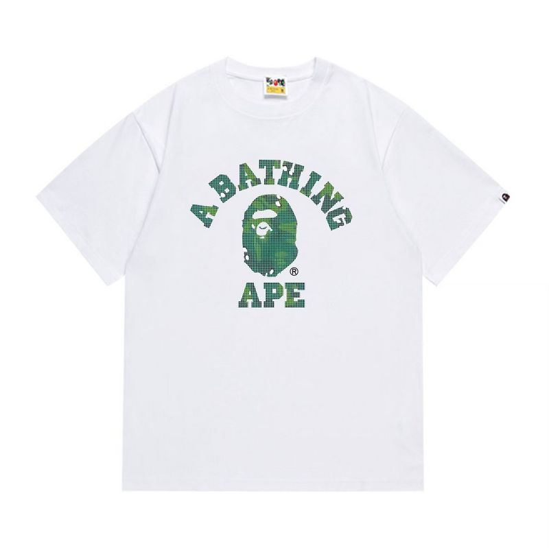 Wholesale High-quality Brands Bape Short Sleeve Crew Neck Replica Designer T-Shirts for sale