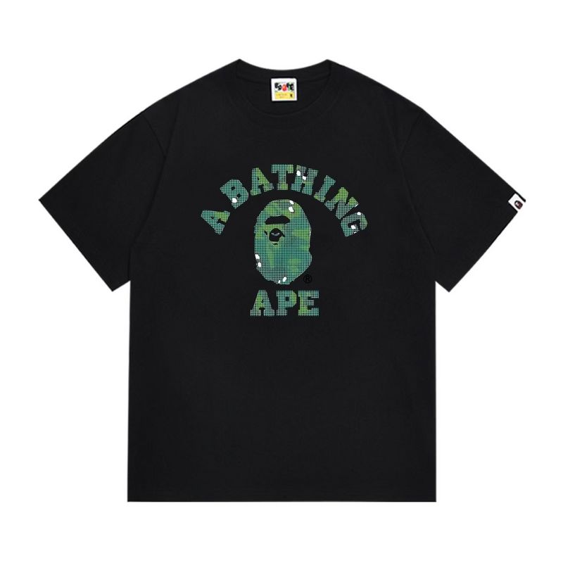 Wholesale High-quality Brands Bape Short Sleeve Crew Neck Replica Designer T-Shirts for sale