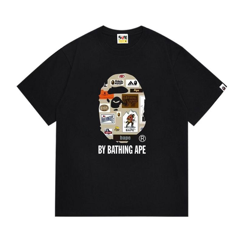 Wholesale High-quality Brands Bape Short Sleeve Crew Neck Replica Designer T-Shirts for sale