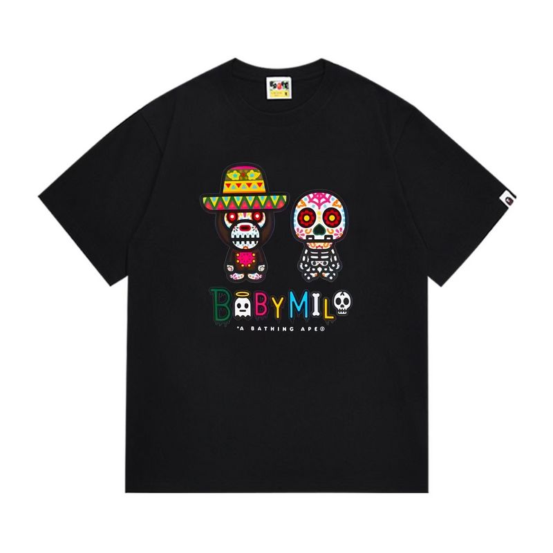 Wholesale High-quality Brands Bape Short Sleeve Crew Neck Replica Designer T-Shirts for sale