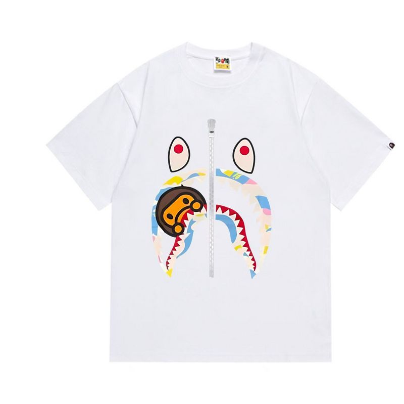 Wholesale High-quality Brands Bape Short Sleeve Crew Neck Replica Designer T-Shirts for sale