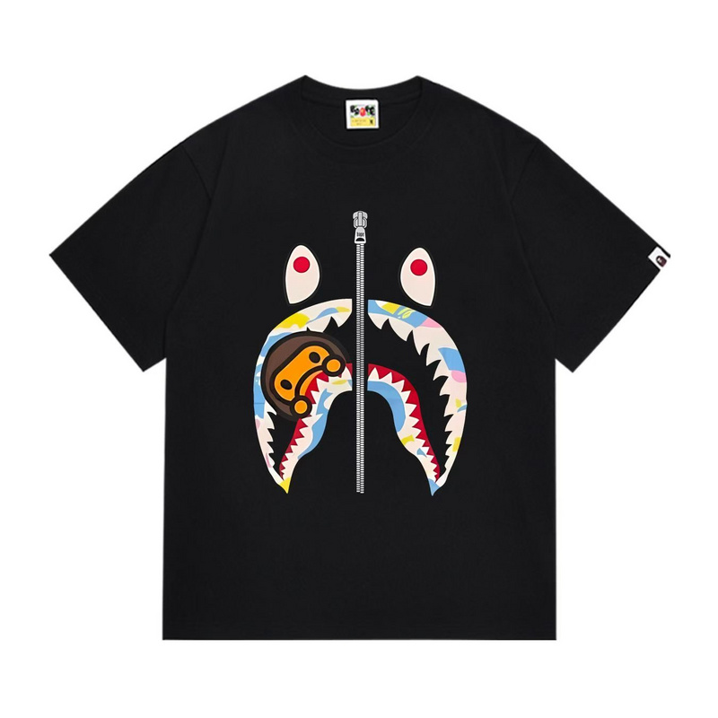 Wholesale High-quality Brands Bape Short Sleeve Crew Neck Replica Designer T-Shirts for sale