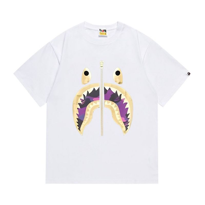 Wholesale High-quality Brands Bape Short Sleeve Crew Neck Replica Designer T-Shirts for sale