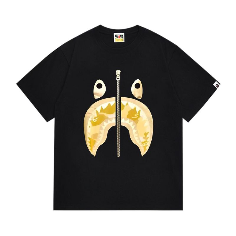 Wholesale High-quality Brands Bape Short Sleeve Crew Neck Replica Designer T-Shirts for sale