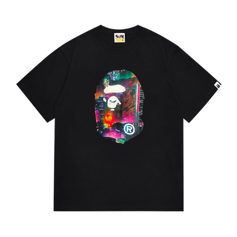 Wholesale High-quality Brands Bape Short Sleeve Crew Neck Replica Designer T-Shirts for sale