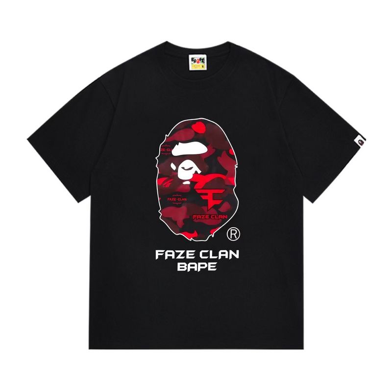 Wholesale High-quality Brands Bape Short Sleeve Crew Neck Replica Designer T-Shirts for sale