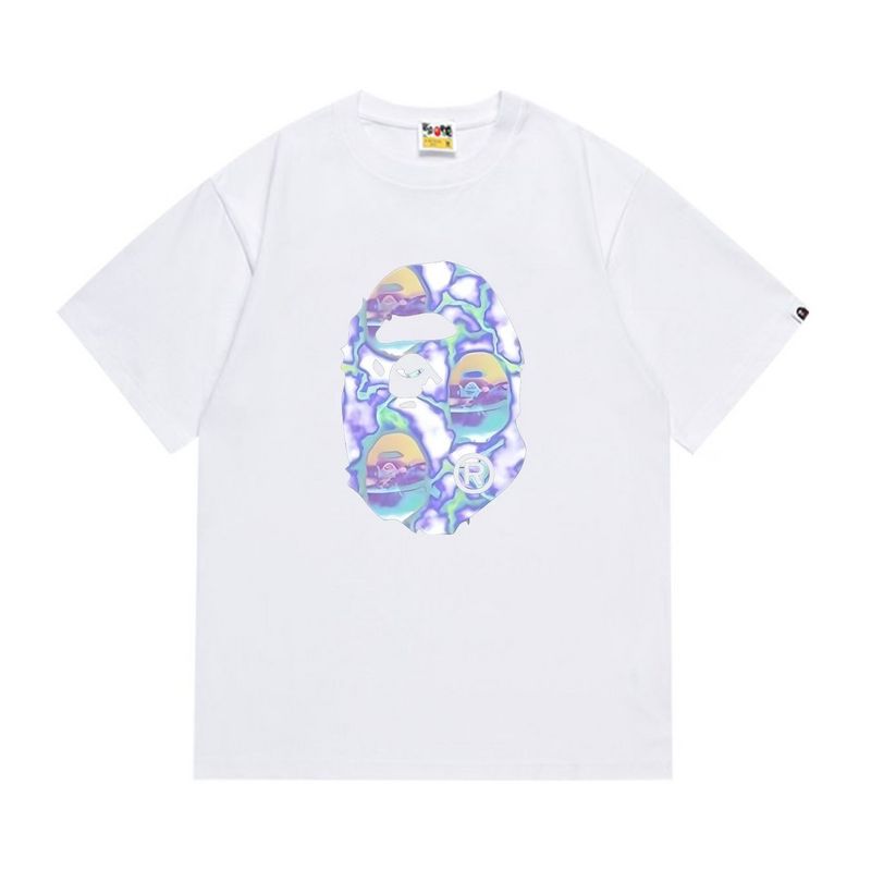 Wholesale High-quality Brands Bape Short Sleeve Crew Neck Replica Designer T-Shirts for sale