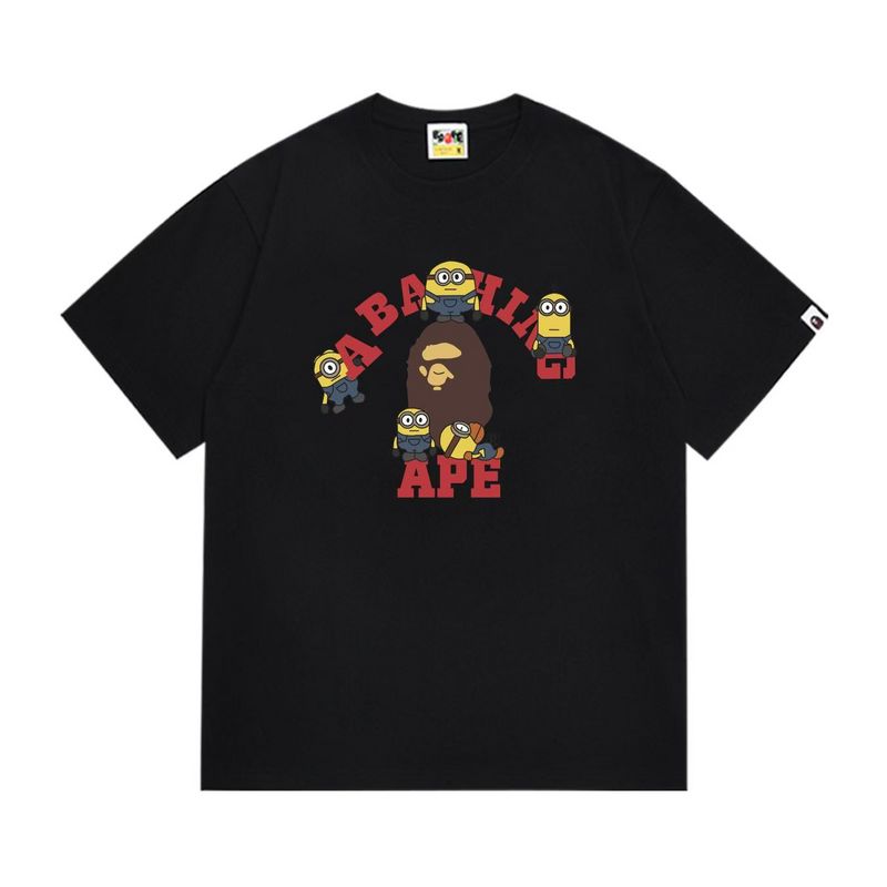 Wholesale High-quality Brands Bape Short Sleeve Crew Neck Replica Designer T-Shirts for sale